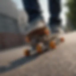 Innovative design of a loaded skateboard showcasing advanced features.