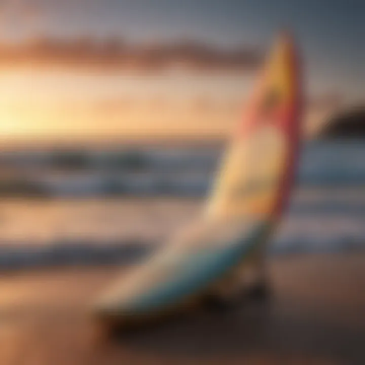 Evolution of surfboard design over the years from classic to modern styles