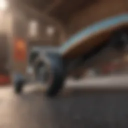 Diverse skateboard designs showcasing various styles and colors