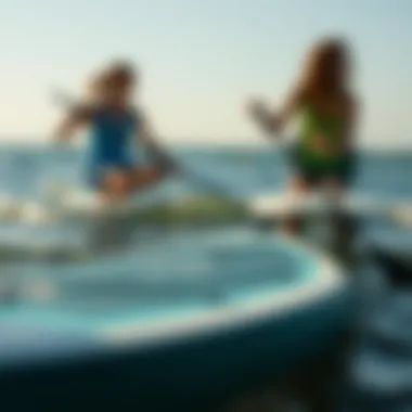 Enjoying Outdoor Adventures with Inflatable Paddle Boards Inflatable paddle board at a beach