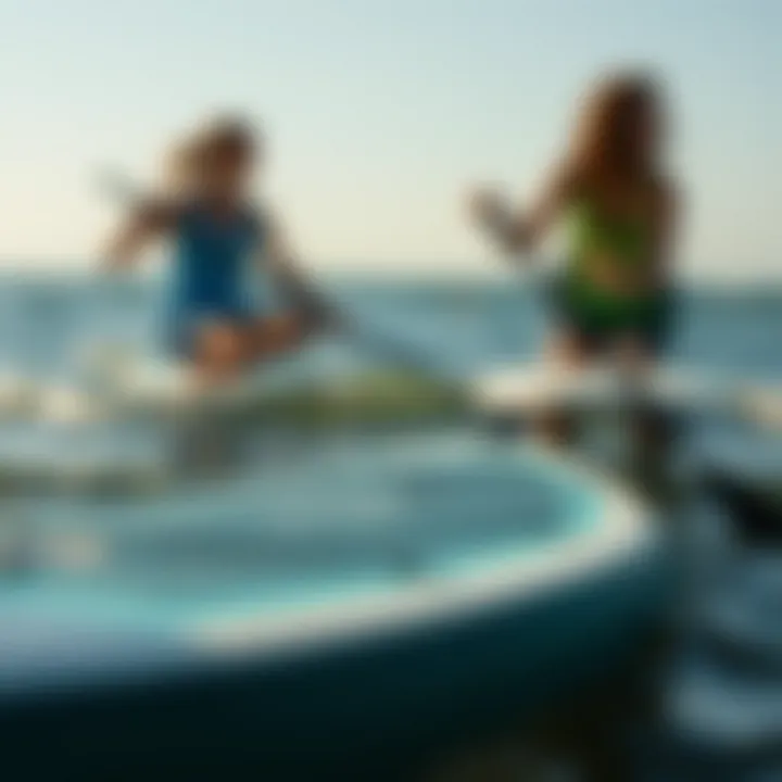 Enjoying Outdoor Adventures with Inflatable Paddle Boards Inflatable paddle board at a beach