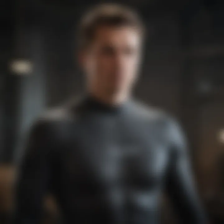 An image showing proper wetsuit fitting techniques for maximum insulation.