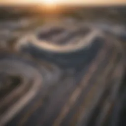 Spectacular aerial view of the Circuit of the Americas