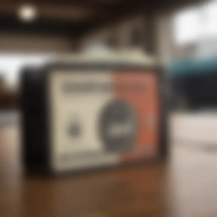 Interior view of Vans bifold wallet displaying multiple card slots and cash compartment