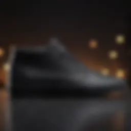 Sleek profile of the Vans Chukka Low All Black