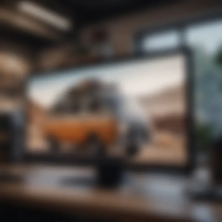 A close-up of a computer screen displaying a Vans online shopping platform.