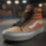 Close-up of Vans Skate Hi Comfycush showcasing unique cushioning technology