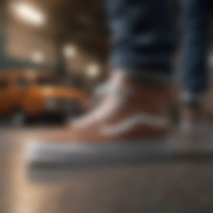 Durability test of Vans Skate Hi Comfycush against wear and tear