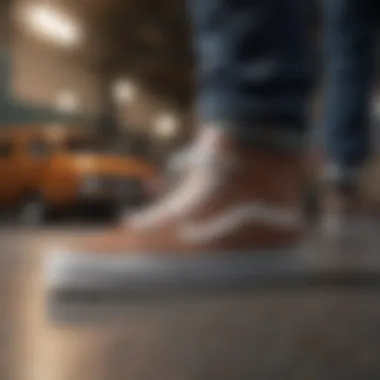 Durability of Vans Skate Hi Comfycush in Action Durability test of Vans Skate Hi Comfycush against wear and tear