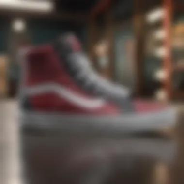 Stylish Design Features of Vans Skate Hi Comfycush Stylish design elements of the Vans Skate Hi Comfycush