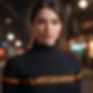 Cultural significance of the black crew neck sweater