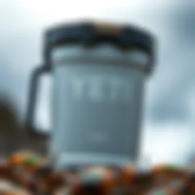 Rugged Design of Yeti Rambler Jr Yeti Rambler Jr 12 oz showcasing its rugged design