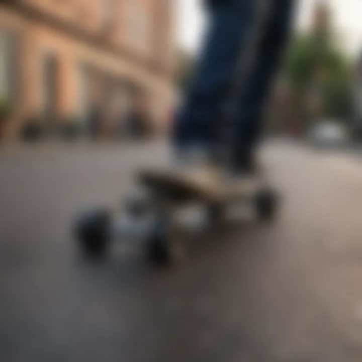 Historical timeline illustrating the evolution of skateboard technology.