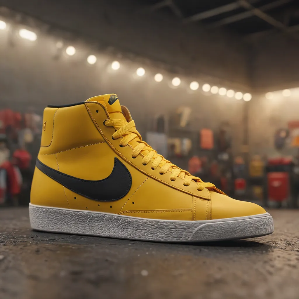 blazer mid 77 yellow